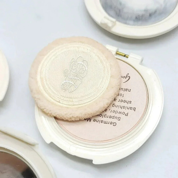 Germaine Monteil Womens Compact Superglow Solid Satin Powder Sheer LOT OF 3 VTG - Picture 6 of 7